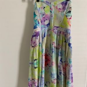 Parker Lily Floral Silk Minidress
